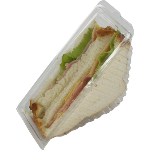 Klika - blister | Sandwichbox | Animal de compagnie recyclé | 165x64x80mm | Transparent 500 pièces