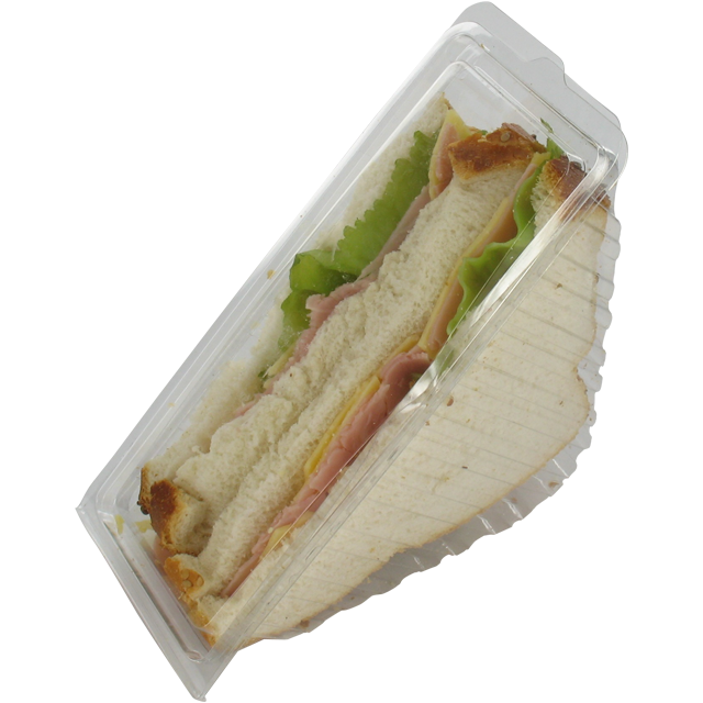 Klika - Blister | sandwich box | Recycled PET | 165x64x80mm | transparent | 500 pieces