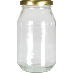 Klika - Topf | Glas | 500ml | mit Deckel | transparent | 50 Stück
