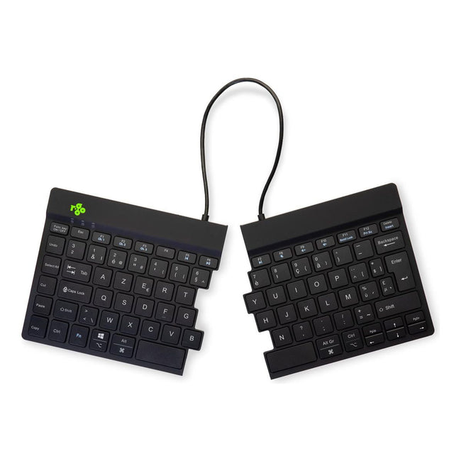 R-Go Tools-R-Go Split Break Ergonomic Bluetooth Clavier, Azerty, noir