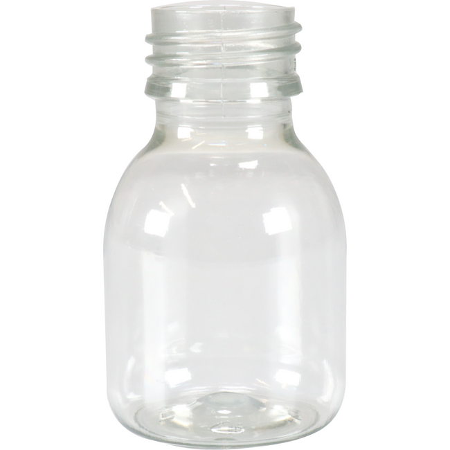 Klika - Bouteille | Bouteille PET | PET recyclé | avec capuchon fixe | 60 ml | transparent | 263 pièces