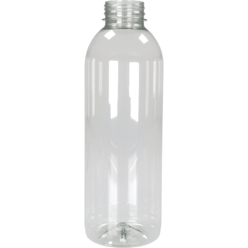 Klika - Bouteille | Petfles | Animal de compagnie recyclé | Sans casquette | 750 ml | Transparent 80 pièces