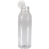 Klika -  Fles | petfles | Gerecycled PET | met vaste dop | 500ml | transparant/wit | 60 stuks