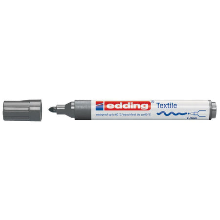 Edding - Marqueur textile 4500 rond 2-3mm gris