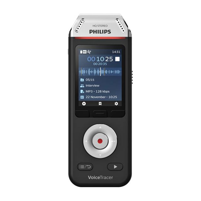 Philips - Enregistreur vocal numérique Philips DVT 2110 Interviews | 1 pièce