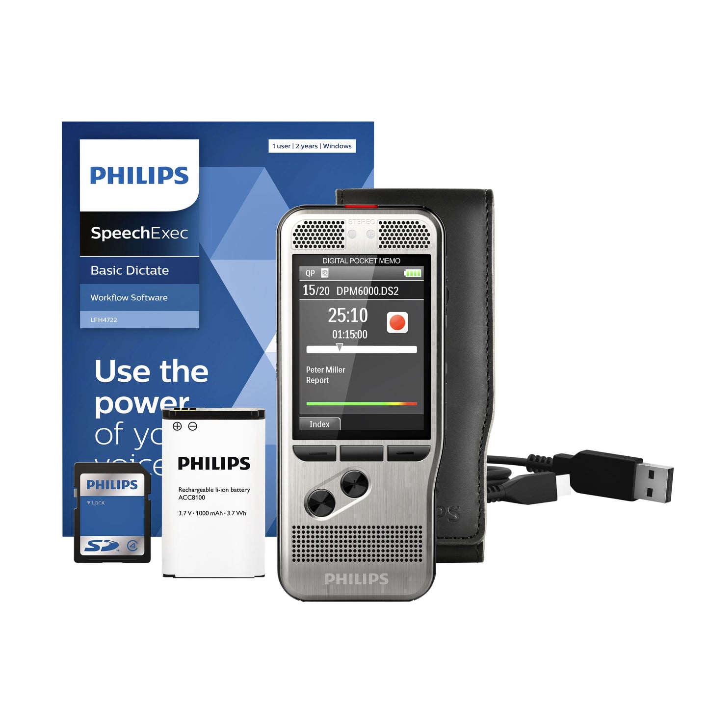 Philips - Dittafono PocketMemo DPM6000
