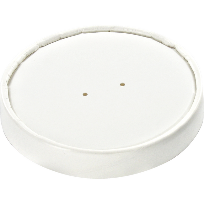 Klika - Couvercle | Carton + PE | rond | Ø91mm | blanc | 500 pièces