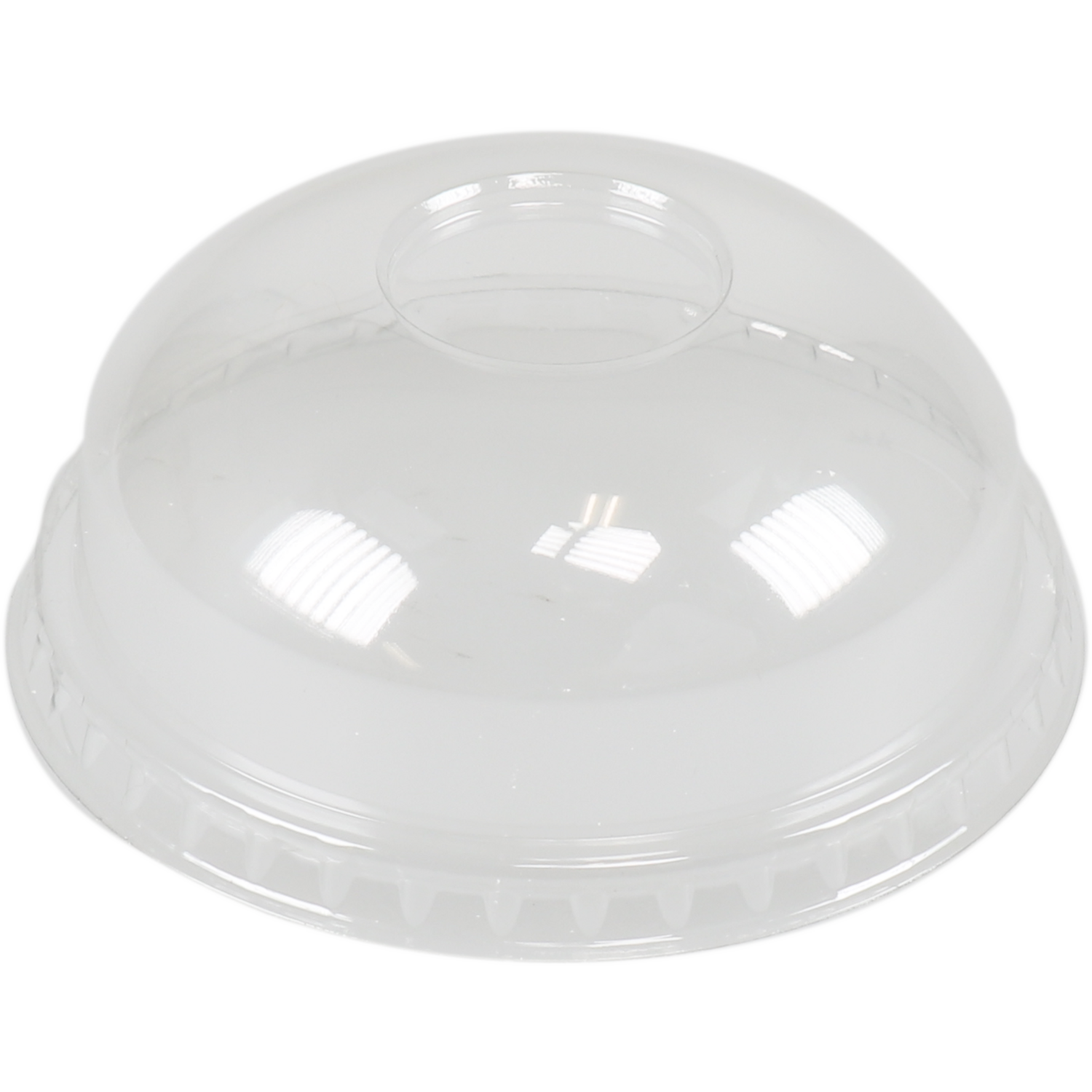 Klika -  Deksel | sapbeker | Gerecycled PET | dome | zonder gat | Ø95mm | transparant | 800 stuks