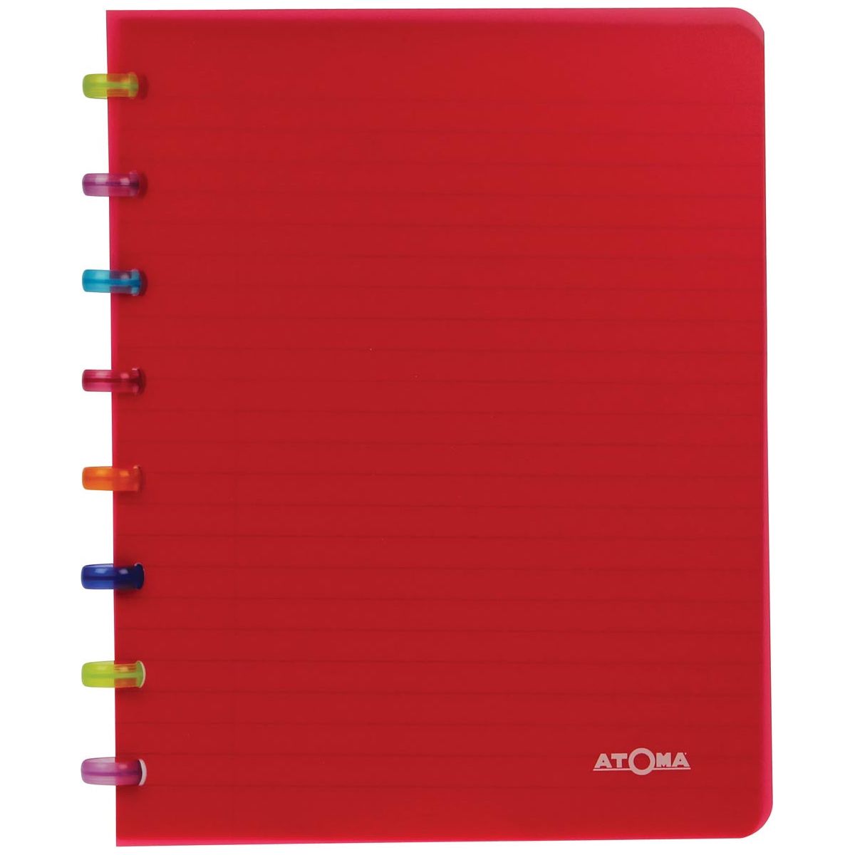 Atoma - Tutti Frutti schrift, ft A5, 144 bladzijden, gelijnd, geassorteerde kleuren