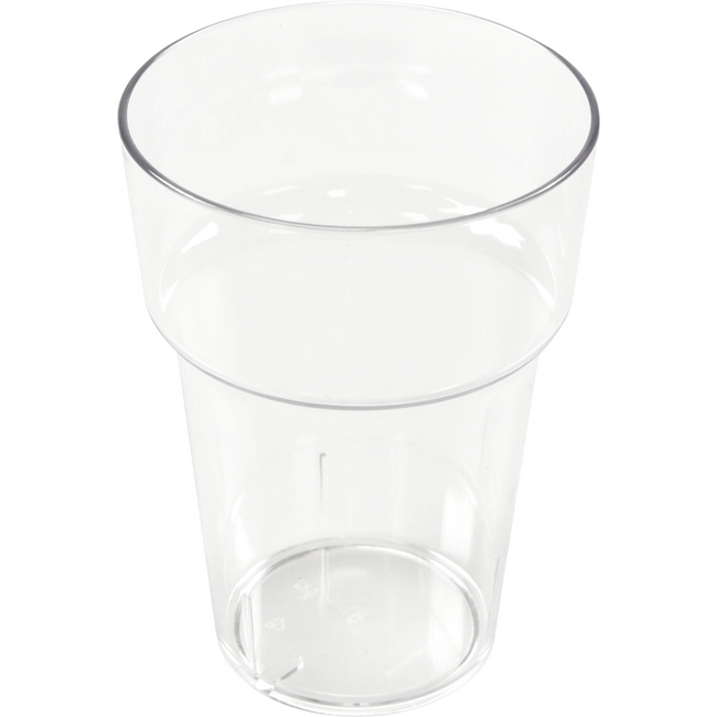 Depa - Glas | bierglas | reusable | onbreekbaar | pETG | 280ml | transparant | 24 stuks