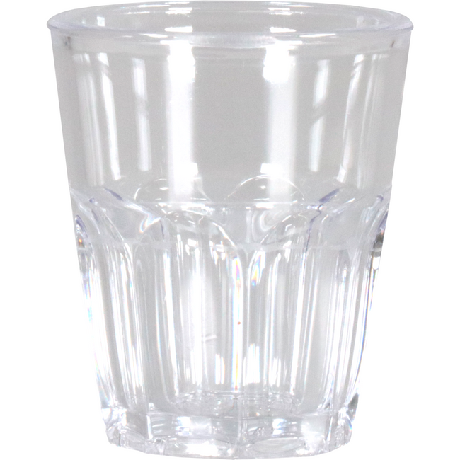 Goldplast - Glas | Shotglas | Wiederverwendbar | San | 40 ml | Transparent 6 Stück