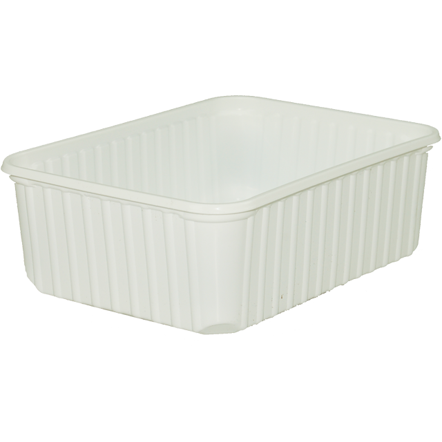 Klika -  Bak | PP | 1000ml | kilobak | 180x135x60mm | wit | 400 stuks