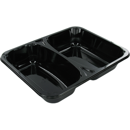 Klika - Bak | CPET | 2 compartments | 227x178x43mm | black