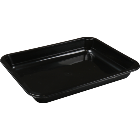 Klika - Bak | Pp | 1-profession 850 ml | Injektionsformung Menubak | 228x178x30mm | Schwarz | 272 Stücke