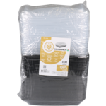 Pack de livraison - BAK | PP | 550 ml | Réutilisable | Boîte de repas | Noir | 360 pièces