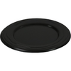 Depa -  Bord | Wave | reusable | rond | 1-vaks | pP | Ø18.5cm | zwart | 100 stuks