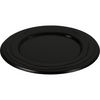 Depa -  Bord | Wave | reusable | rond | 1-vaks | pP | Ø24cm | zwart | 100 stuks