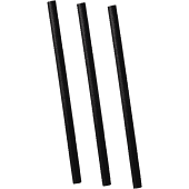 Biodore - Paille à cocktail papier noir 150mm x 7mm noir 250 pièces