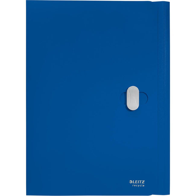 Leitz - Recycle flap folder, made of PP, ft A4, blue
