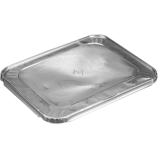 Klika -  Deksel | Aluminium | rechthoekig | 329x269x16mm | zilver | 100 stuks
