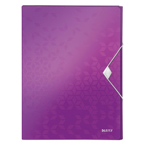 Leitz - Dokumentenbox WOW 30mm A4 PP lila
