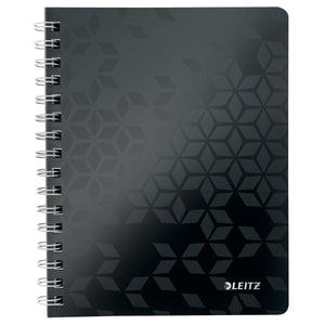 Leitz -  WOW schrift ft A5, gelijnd, zwart
