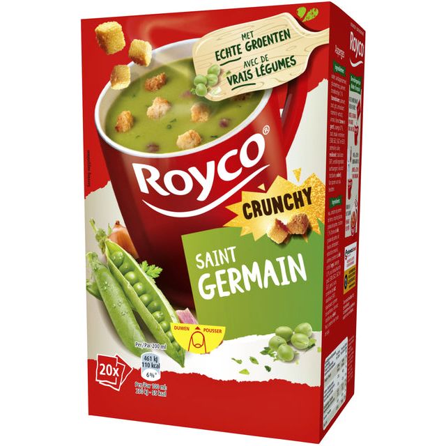 Royco - Suppe Saint Germain mit Croutons 20 Taschen | Boxe eine 20 -Tasche