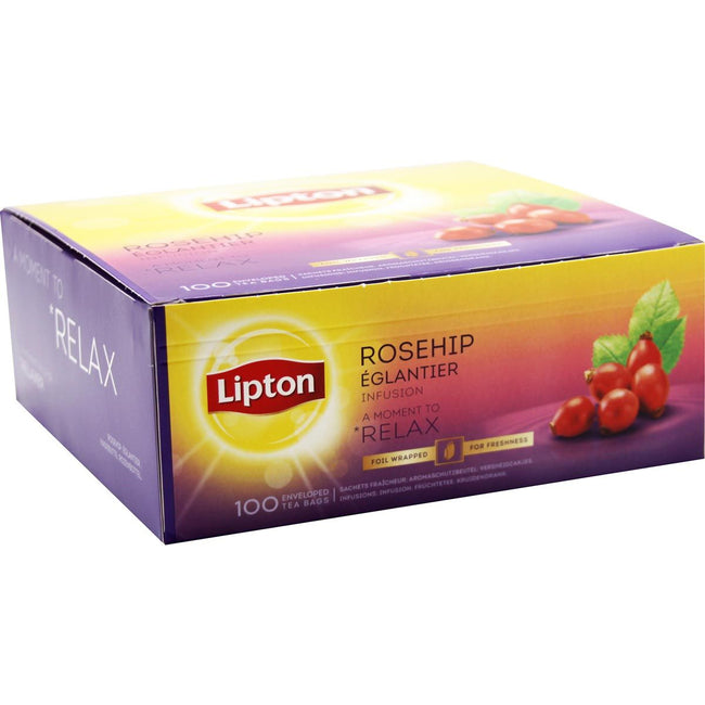 Lipton Tea Company - thé, rosebottel, perfusion, boîte de 100 sacs