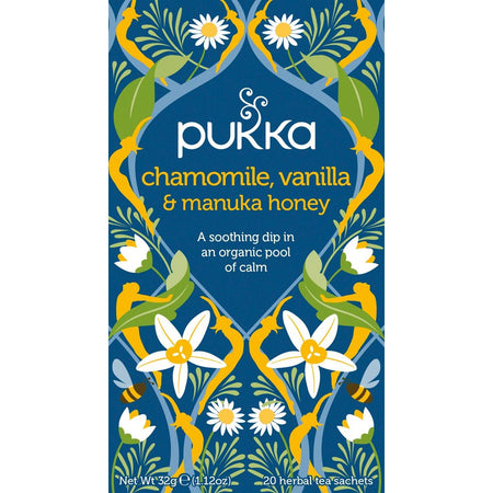 Pukka - tè biologico, Camomilla Vaniglia, confezione da 20 pezzi