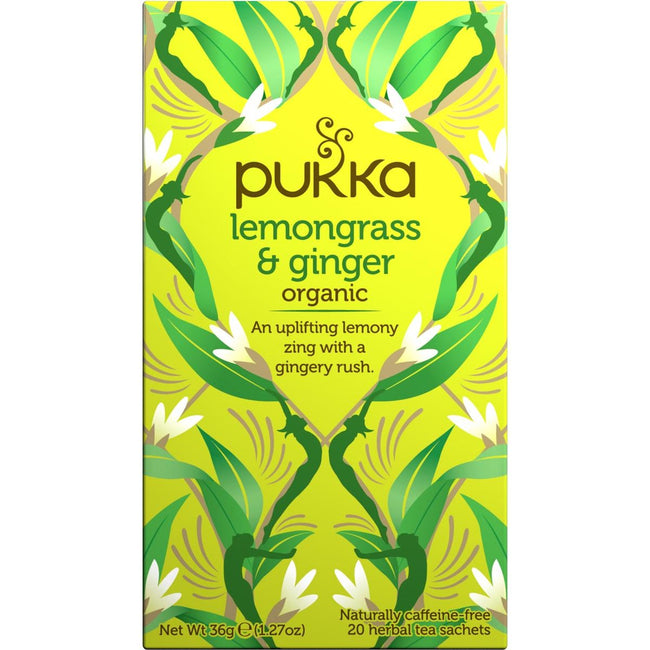 Pukka - thee bio, Lemongrass - Ginger, pak van 20 stuks