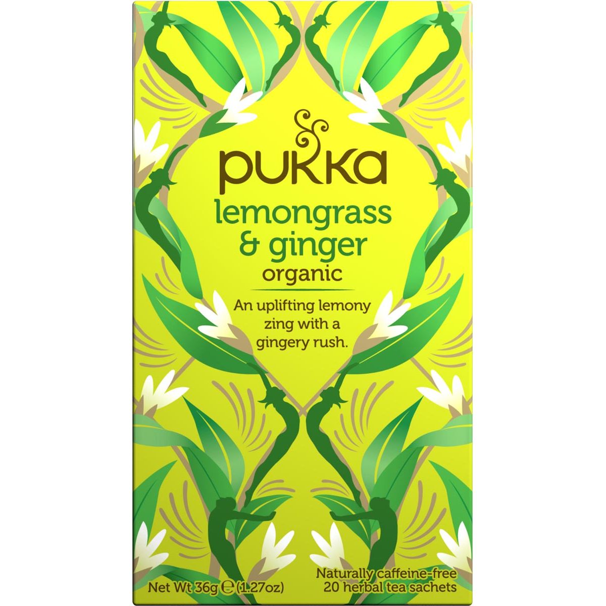 Pukka - tea organic, Lemongrass Ginger, pack of 20 pieces