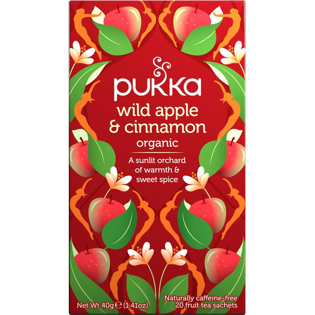 Pukka - Tee Bio, Wildapfel - Zimt, Packung à 20 Stück