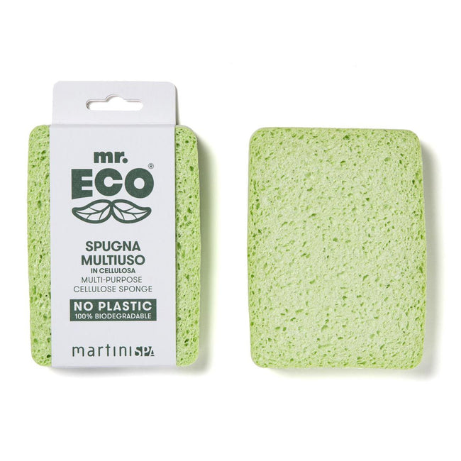 Mr. Eco - éponge ft 12,5 x 10 x 2 cm, en cellulose végétale