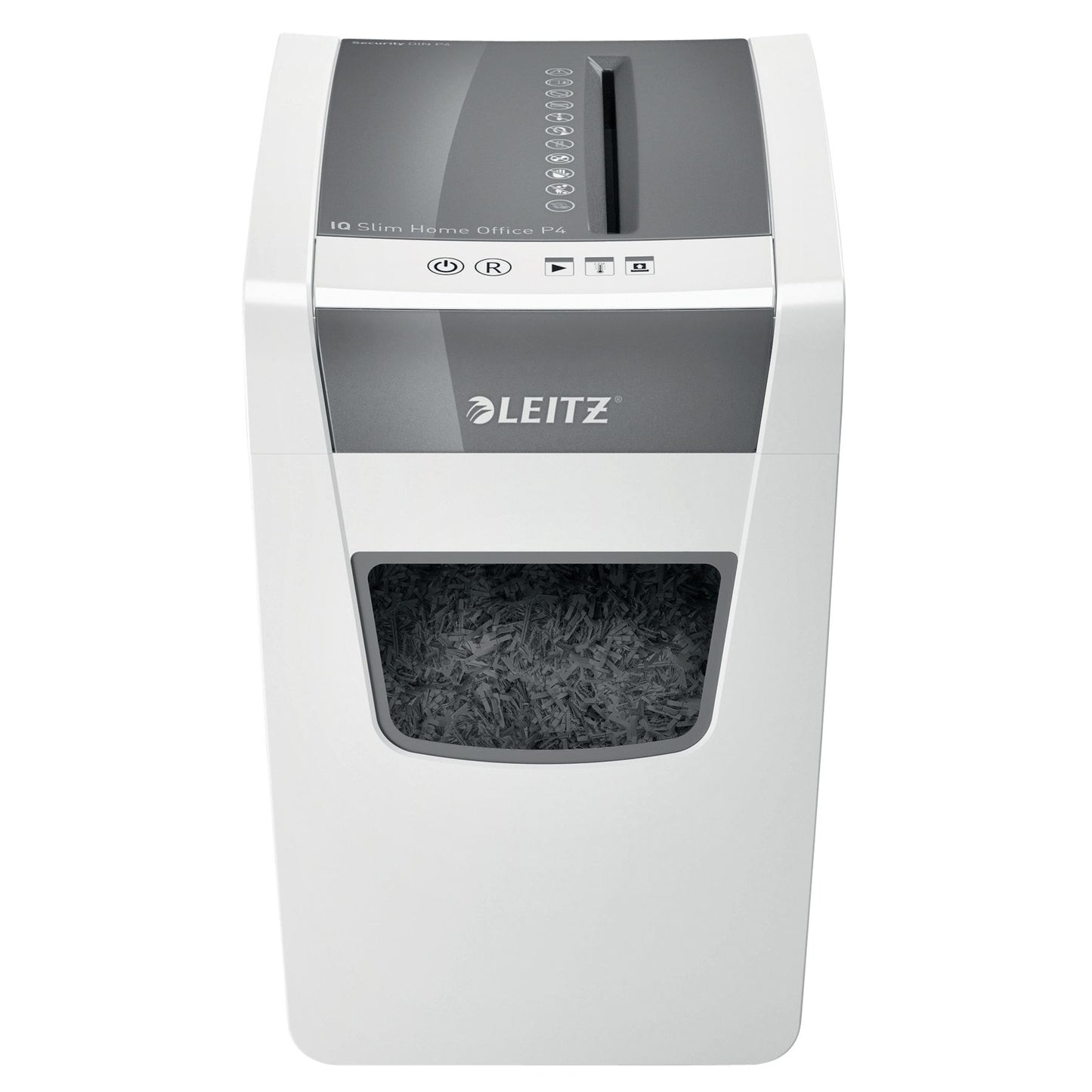 Leitz -  IQ Slim P-4 papiervernietiger Kruisversnippering 58 dB 22 cm Wit