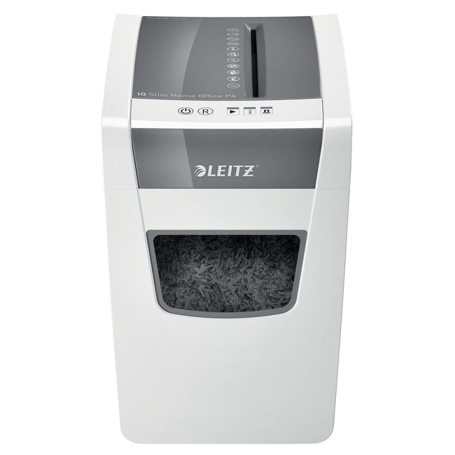 Leitz - Paper shredder IQ Slim Home P4 shreds 4x28mm