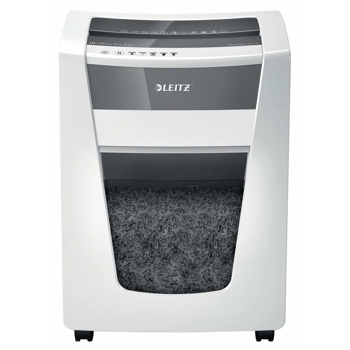 Leitz - Il distruggidocumenti IQ Pro P6+ distrugge 1x5 mm