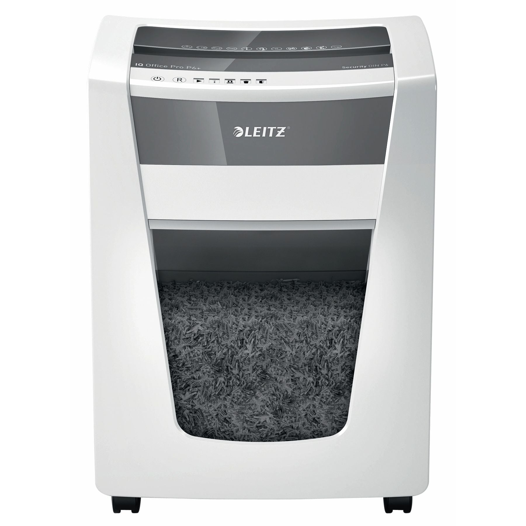 Leitz - Il distruggidocumenti IQ Pro P6+ distrugge 1x5 mm