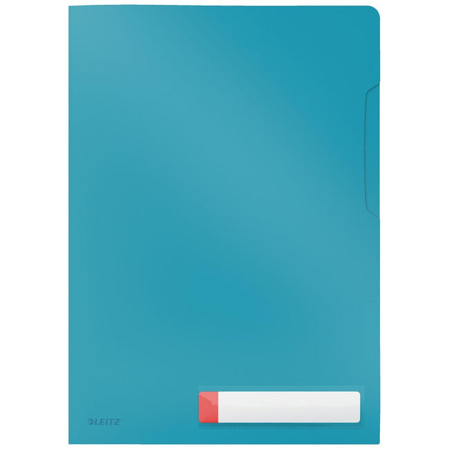 Leitz -  Cosy L-map, ft A4, PP van 200 micron, ondoorzichtig, blauw