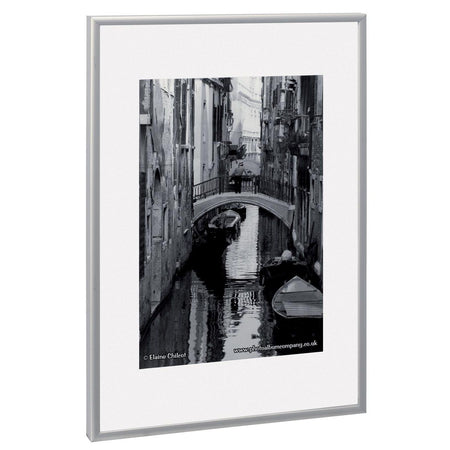 The Photo Album Company - Cornice per foto TPAC in alluminio, argento, A4