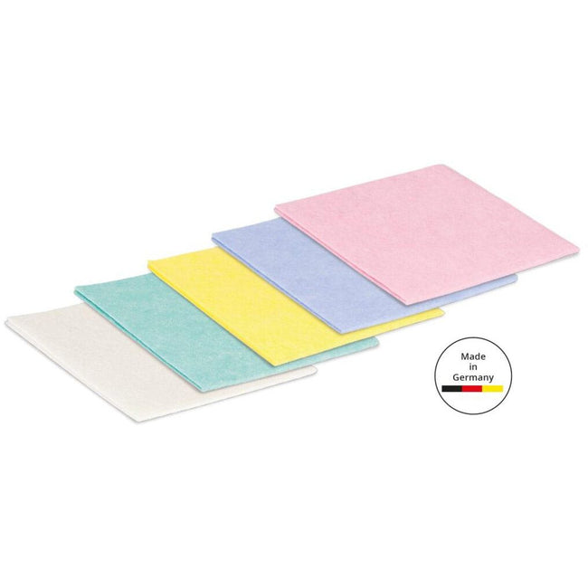 Aqualine -   universele huishouddoekjes ft 38 x 38 cm, geassorteerde kleuren, pak van 6 stuks