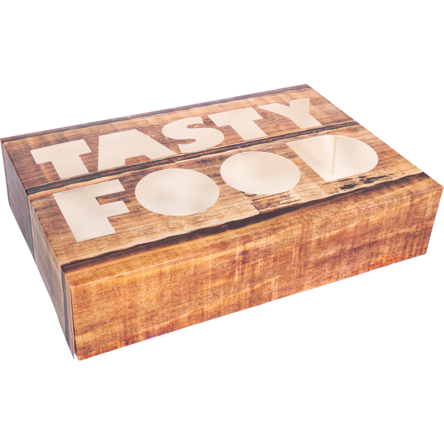 Scatola per feste / scatola per catering Tasty Food 36x25x8cm 10 pezzi