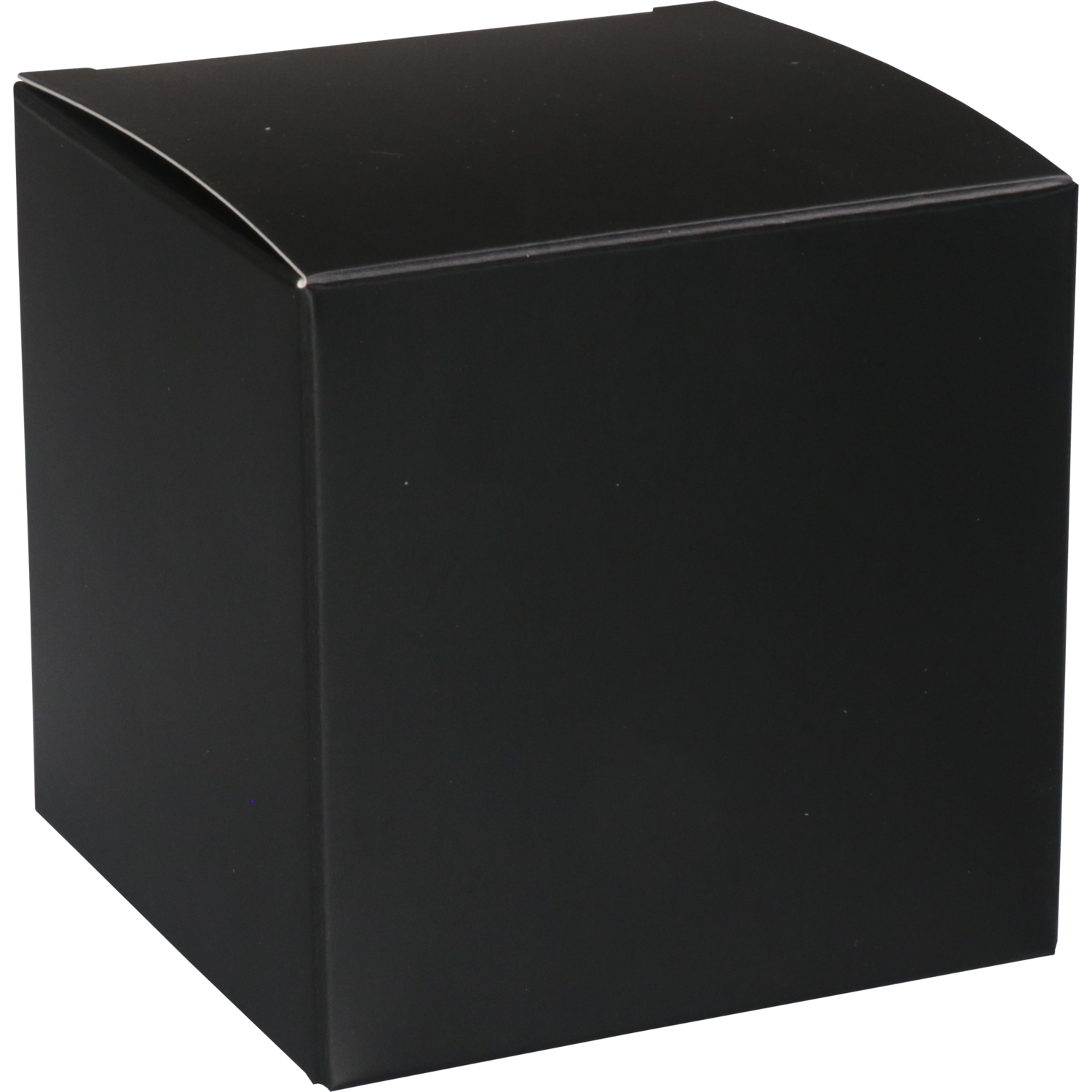 Klika -  Geschenkdoos | karton + PP | 10x10x10cm | zwart | 400 stuks
