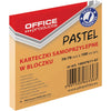 OFFICE products -   memoblok tel, 76 x 76 mm, 100 vel, pasteloranje