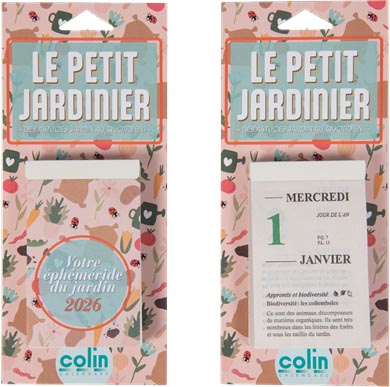 Klika - Le Petit Jardinier Tagesblockkalender