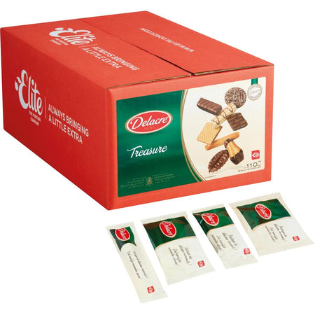 Klika - Biscuits Treasure di Delacre, scatola da 900 g (110 pezzi)
