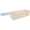 Klika - Wijnkist | hout | 1 fles | plexiglas deksel | 340x95x85mm | 5 stuks