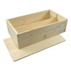 Klika - Scatola per vino | legno | 2 bottiglie | incl. Coperchio | 340x184x95mm | 5 pezzi