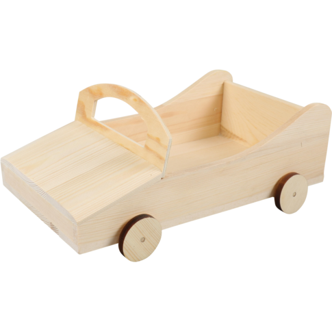 Klika - Emballage de bière | Voiture de course Bois | 6 bouteilles | 17.5x28x12cm | naturel