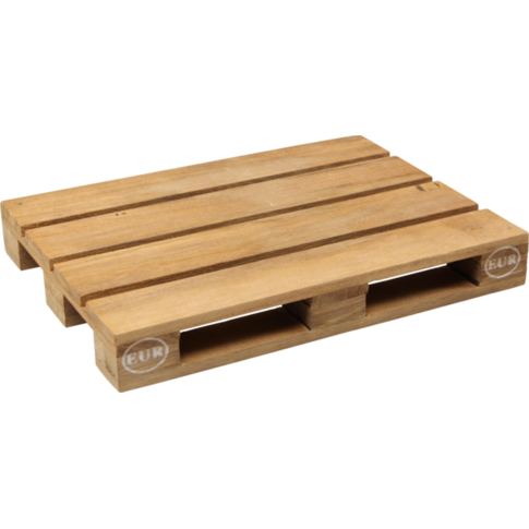 Klika - Palette | Mini | Bois | 18.5x13.5x2,3 cm | Natural | 10 morceaux