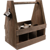 Klika - Bierverpakking, Draagtray, Hout, 6 flessen, 25x16x28.5cm, bruin